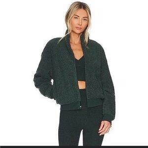 Beyond Yoga Brave the Elements Sherpa Bomber